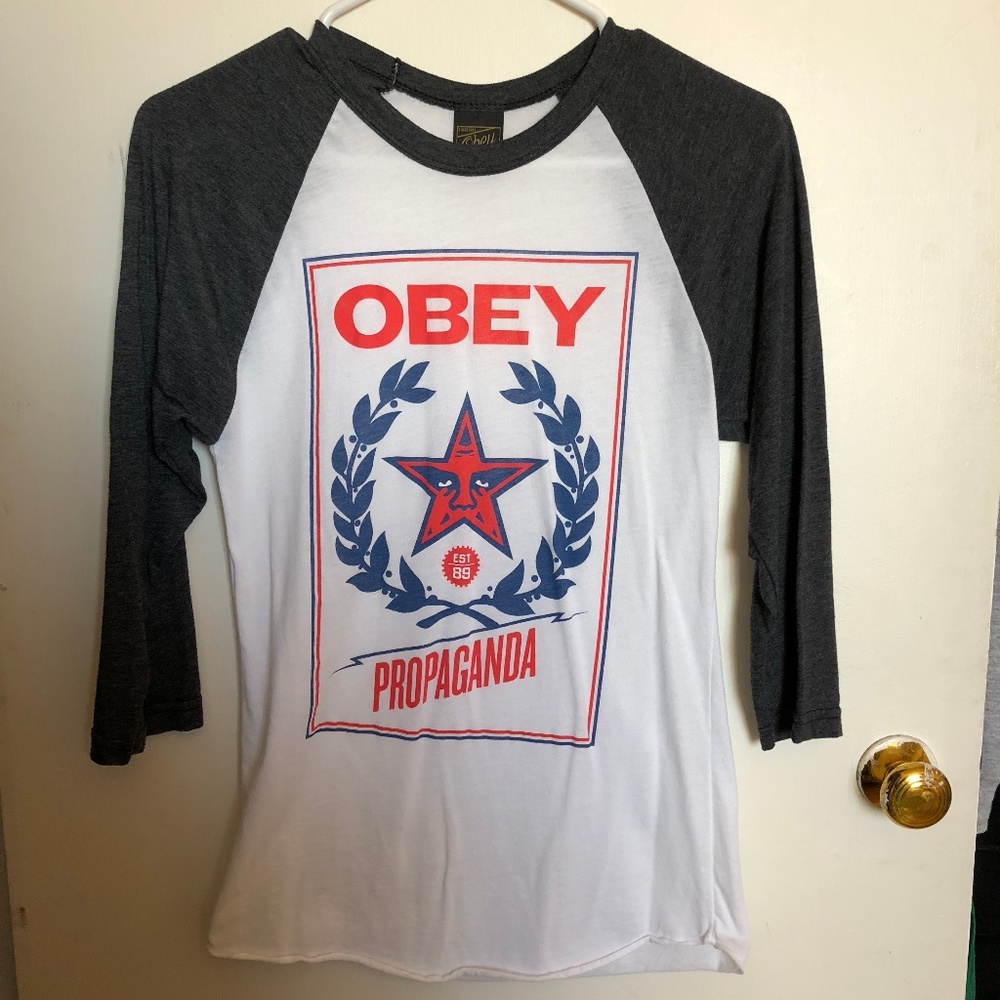 Obey Women's Baseball Tee